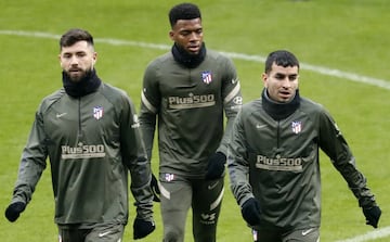 Felipe, Correa y  Thomas Lemar. 