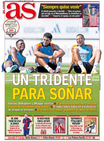 Las portadas de AS de agosto