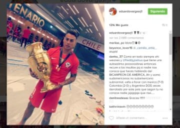 El festejo de la Roja en las redes sociales