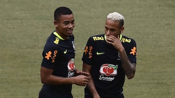 Gabriel Jes&uacute;s y Neymar