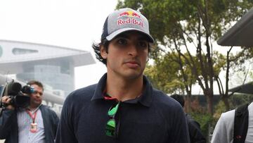 Carlos Sainz en el Circuito de Shanghai, donde este fin de semana se celebra el Gran Premio de China de Fórmula 1.