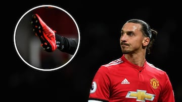 El delantero sueco del Manchester United, Zlatan Ibrahimovic.