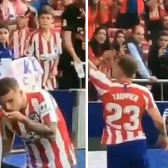 Trippier enamora a la grada con un gesto al sacar un córner