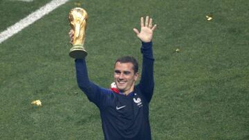 Griezmann con el Mundial.