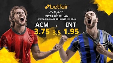 AC Milan vs. Inter de Milán: horario, TV, estadísticas, clasificación y pronósticos