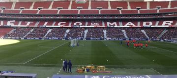 Multitudinario entrenamiento en el Wanda Metropolitano