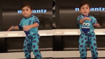 El sorprendente baile de Mateo, el hijo showman de Messi.