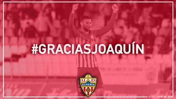 Joaquín se marcha del Almería para fichar por el Real Valladolid