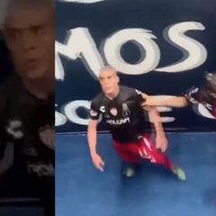 Día de furia de Fernández: ¡escupitajo y agresión a un hincha!