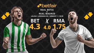 Real Betis Balompié vs. Real Madrid: horario, dónde ver, pronósticos y clasificación