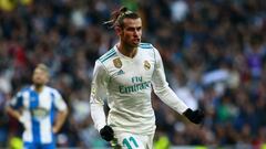 Bale, durante el Real Madrid - Deportivo.