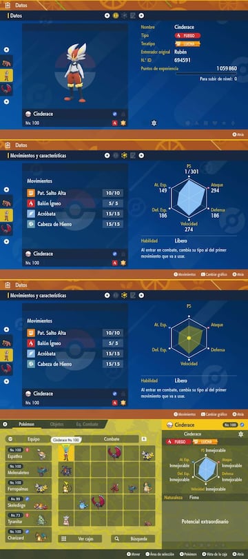 Este temible Cinderace a nivel 100 es la recompensa que obtenemos por derrotarlo en su Teraincursi&oacute;n 