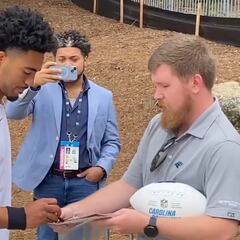 Viral uplifting moment: fan’s touching request for Bryce Young’s autograph