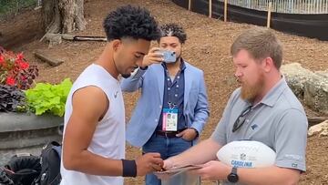 Viral uplifting moment: fan’s touching request for Bryce Young’s autograph