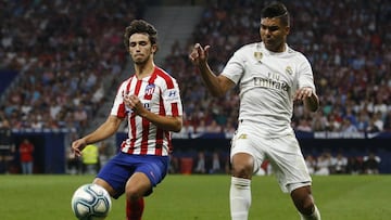 Casemiro con Jo&atilde;o Felix.