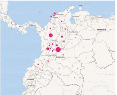 Mapa de casos y muertes por coronavirus por departamentos en Colombia: hoy, 3 de septiembre