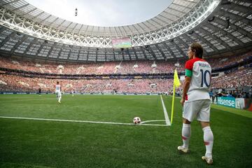 Uno de los mayores hitos del centrocampista ha sido llevar a su selección a la final del Mundial de 2018 en Rusia frente a Francia.