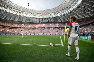 Uno de los mayores hitos del centrocampista ha sido llevar a su selección a la final del Mundial de 2018 en Rusia frente a Francia. En este Mundial, Modric fue elegido domo el mejor jugador del torneo.