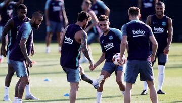 Denis y Aleñá, bajas ante Boca