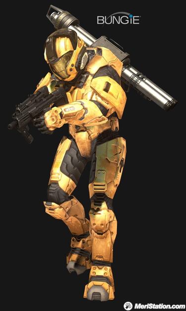 Halo 3, armaduras y armas en artworks