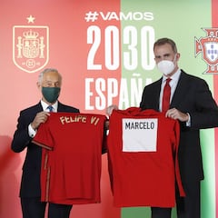 La presentación de la candidatura Ibérica para el Mundial 2030