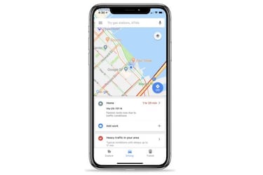 Google Maps para iOS dará información sobre tu viaje en tiempo real
