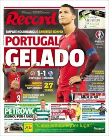 Portadas de la prensa mundial