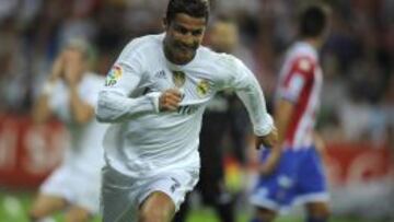 Cristiano, en El Molinón.