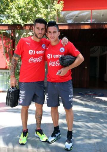 Medel y Carrasco, dos que compartieron en el Audax.