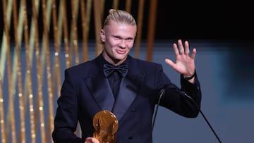 Erling Haaland won the Gerd Müller Trophy as men’s soccer’s highest-scoring player in 2022/23. Once again, the award felt very much like a consolation prize.