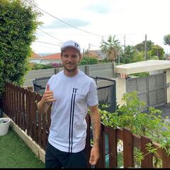 El vestidor de los futbolistas