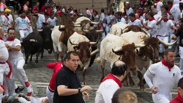 Vea el resumen segundo encierro de San Fermín: muy rápido y limpio