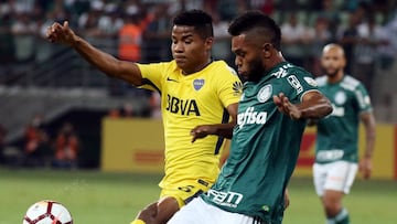 Wilmar Barrios y Miguel Borja