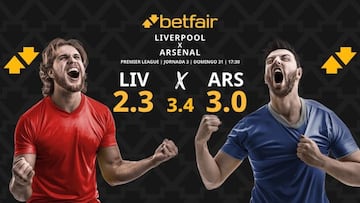 Liverpool vs. Arsenal: horario, dónde ver, pronósticos y clasificación