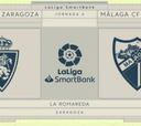 Resumen y goles del Zaragoza vs. Málaga de la Liga Smartbank