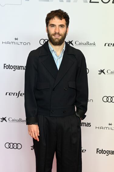 Ricardo Gómez durante la 76º edición de los premios Fotogramas.
