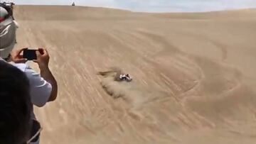 La impactante caída de Joaquim Rodrigues en el Dakar
