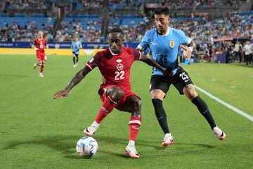 Fotografía del partido Canadá vs Uruguay por el tercer lugar de la Copa América 2024.