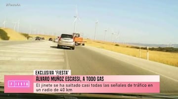 Álvaro Muñoz Escassi al volante (Telecinco).