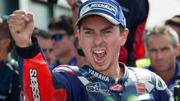 Jorge Lorenzo se llevó la pole en Misano.