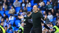 Matarazzo: “Encajar tres goles en jugada ensayada no es fácil de digerir”