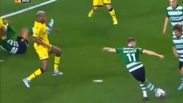 Espectacular gol de rabona en Portugal