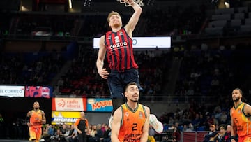 Resumen del Saski Baskonia vs. Valencia Basket, jornada 20 de la Liga Endesa