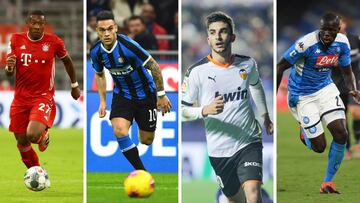 Alaba, Lautaro Martínez, Ferran Torres y Koulibaly.