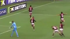 Flamengo le anotó a Palmeiras y esto de Pulgar con Jorginho se hizo viral: ¡muy curioso!