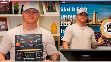 Canelo se inscribió a la Universidad