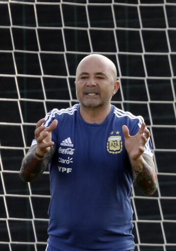 Barcelona 01Junio 2018, Espaa
Previa al Mundial 2018
Entrenamiento de la seleccion Argentina Ciudad Deportiva Joan Gamper, Barcelona.
Jorge Sampaoli DT
Foto Ortiz Gustavo