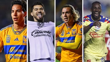 Los jugadores a seguir del partido entre Tigres y América en la Final de la Liga MX