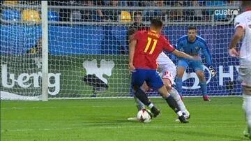 0-4. Marco Asensio marcó el cuarto gol.