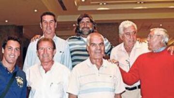<b>ALEGRES. </b>Pier, Montero, Juan José, Verdugo, Mingorance, Pepín y Marrero.